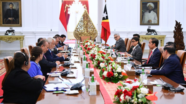 Jokowi Terima Kunjungan PM Timor Leste Xanana Gusmao