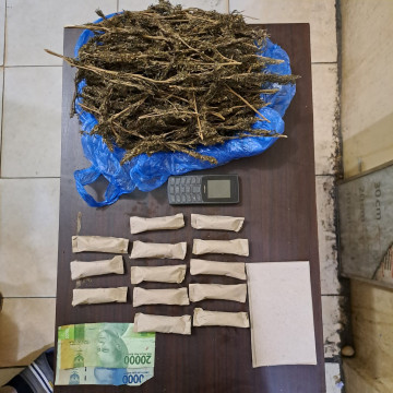 Edarkan Ganja, Pria Paruh Baya di Langkat Dicokok Polisi
