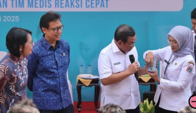 Gubernur DKI Jakarta, Pramono Anung saat meluncurkan layanan kesehatan Jakarta. [Instagram]