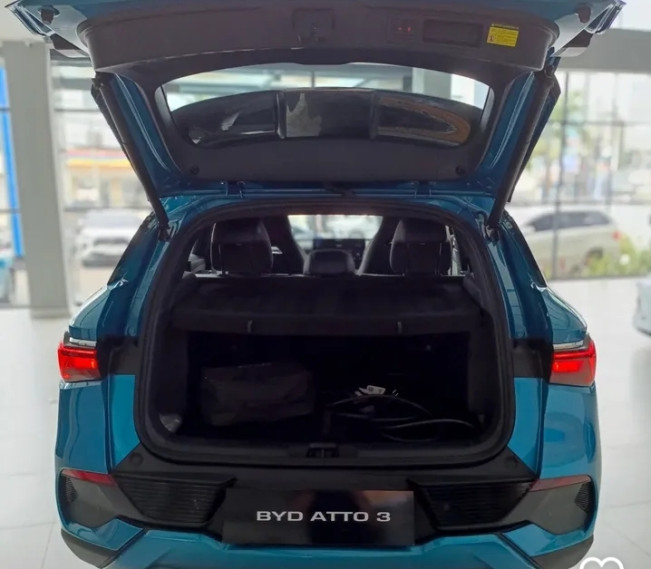 Konsumen BYD Atto 3 tetap dimanjakan dengan bagasi yang lapang dengan kapasitas hingga 1.340L. [Instagram]