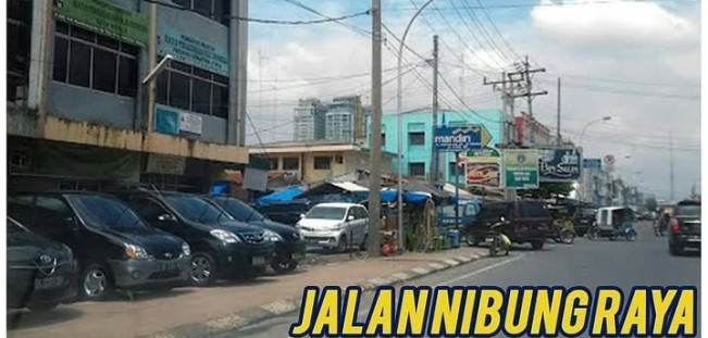 Ilustrasi Jalan Nibung Raya Medan rencananya akan dijadikan sebagai tempat jajanan malam. [Instagram]