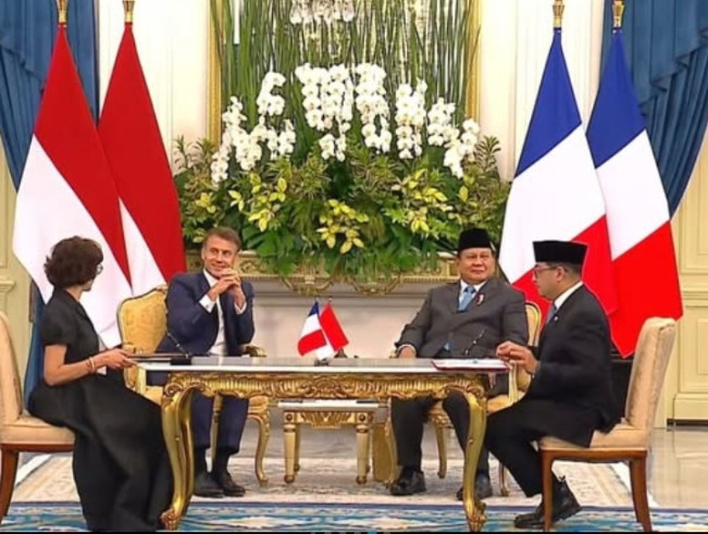 Di Hadapan Prabowo-Macron, Menteri Ekraf Tanda Tangani Kerja Sama Bilateral Ekonomi Kreatif