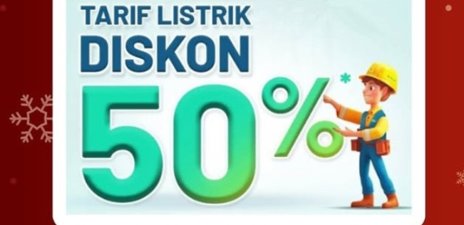 Tarif listrik diskon 50 persen sebagai insentif ekonomi yang bakal dikeluarkan pemerintah pada Juni 2025 mendatang. [Instagram] 