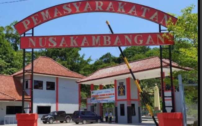 Ilustrasi 100 narapidana Riau dipindahkan ke Lapas Nusakambangan. [Instagram)