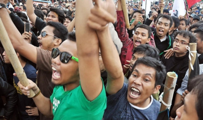 Ilustrasi ribuan buruh bakal gelar aksi demo di Jakarta, Selasa (3/6/2025) besok. [Instgram]