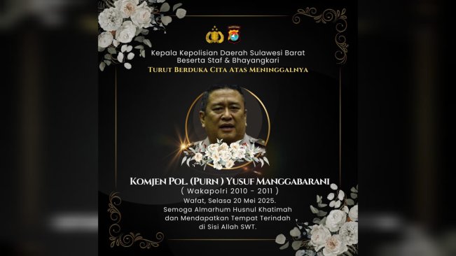 Ucapan duka cita dari Polri. [X]