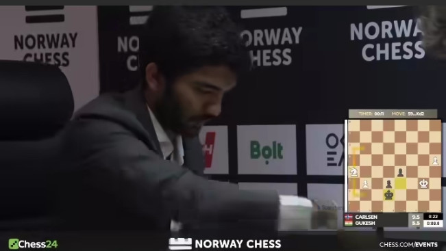 Pecatur muda Gukesh Dommaraju sukses mengalahkan pecatur nomor satu dunia, Magnus Carlsen.  [Instagram]