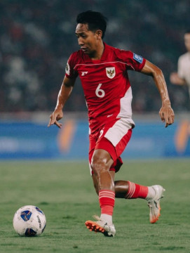 Beckham Putra menjalani debut perdananya bersama Timnas Senior dan memberikan kontribusi berharga bagi timnya. [Instagram]