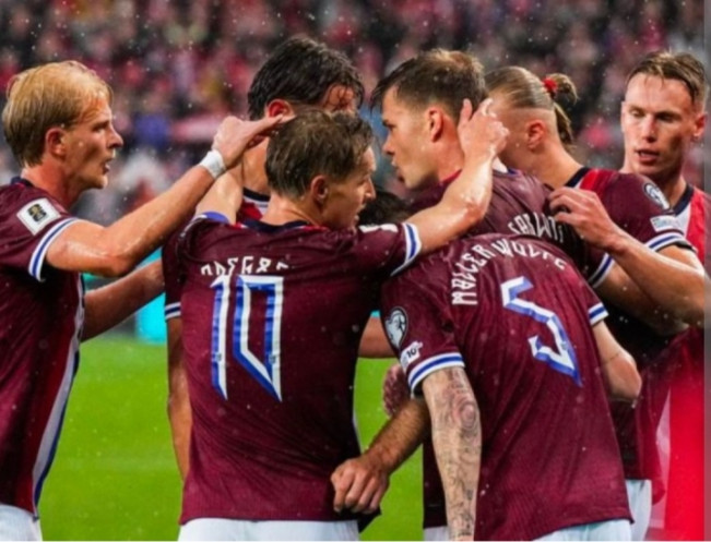 Beringas! Timnas Norwegia 'Bantai' Italia 3 Gol Tanpa Balas