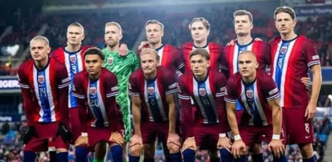 Timnas Norwegia bantai Italia 3-0 membuat mereka memuncaki klasemen Grup I dengan sembilan poin dari 3 pertandingan. [Instagram]