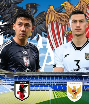 Ilustrasi jadwal Jepang Vs Indonesia akan berlangsung sore ini. Kedua tim berburu kemenangan. [Instagram]