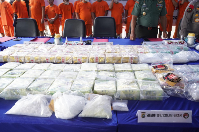 Barang bukti narkoba yang diamankan. [Dok Polri]