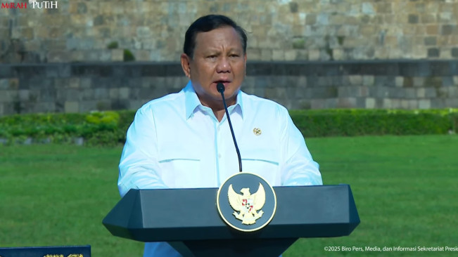 Presiden Prabowo Subianto. [YouTube Sekretariat Presiden]