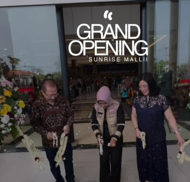 Direktur Sunrise Mall Silvy Damayanti di acara Grand Opening Sunrise Mall 2 Mojokerto. [Instagram]