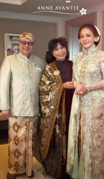 Anne Avantie, sosok pembuat baju Maia dan Mussry di pernikahan Al Ghazali dan Alyssa Daguise. [Instagram]
