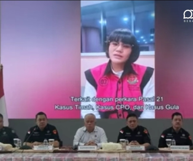 Marcella Santoso advokat tersangka suap dan terlibat konten negatif menangis akui kesalahannya. [Instagram]