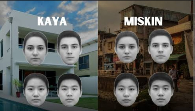 Begini Perbedaan Wajah Orang Kaya dan Miskin Menurut Riset