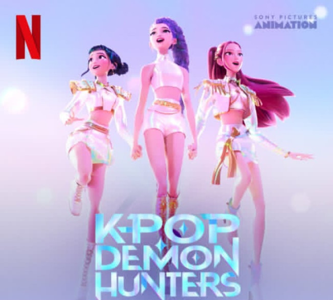 Ilustrasi film animasi K-Pop Demon Hunters.  [Instagram]