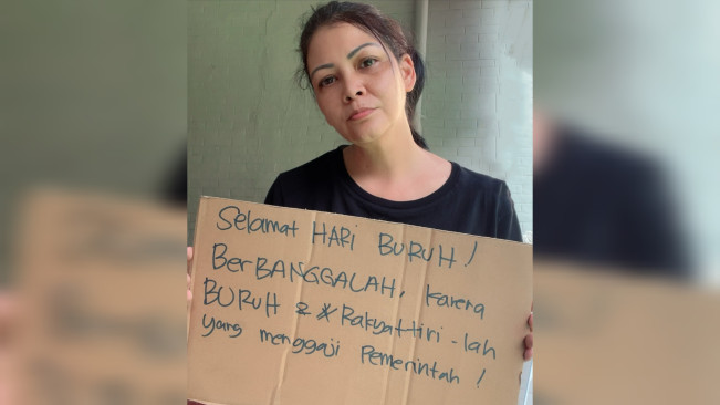 Melanie Subono menyampaikan perampasan lahat adat masif terjadi di Indonesia. [Instagram]