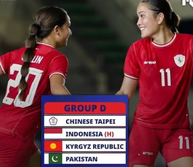 Timnas Putri Indonesia berada di Grup D kualifikasi Piala Asia Putri 2026. [Instagram]