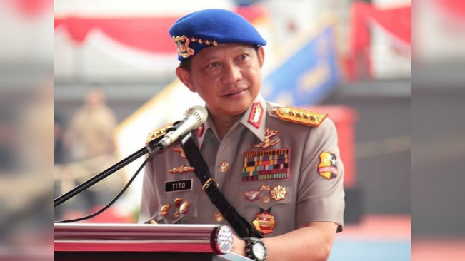 Tito Karnavian saat menjabat Kapolri. [Instagram Berita Terkini Polri]