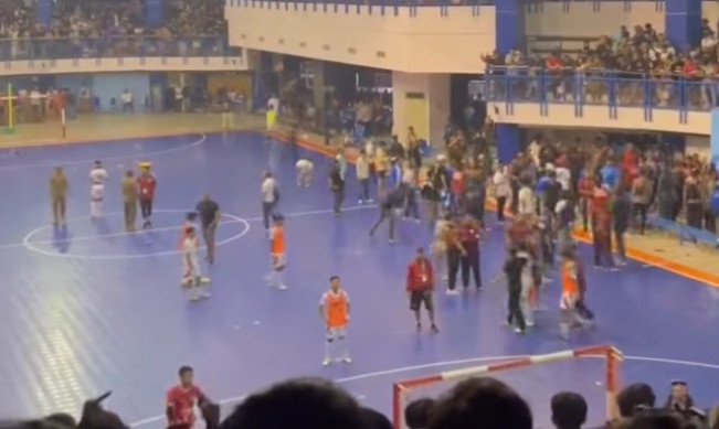 Final Futsal Porprov Jatim 2025: Laga Malang vs Surabaya Berujung Ricuh