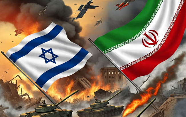 Ilustrasi ketegangan Israel dan Iran. [Istimewa]