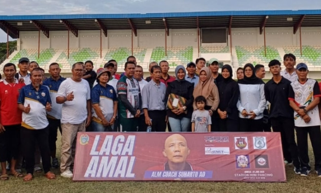 Laga amal digelar untuk mengenang Suharto AD berhasil mengumpulkan donasi sebanyak Rp31,2 juta yang langsung diserahkan kepada anak Almarhum Suharto AD. [Ist]