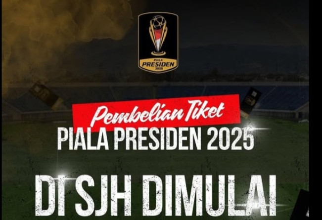 Panpel Jual Tiket Terusan Piala Presiden 2025, Dapat Potongan Nonton Pertandingan di Jalak Harupat