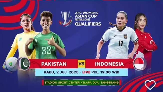 Malam Ini Timnas Putri Indonesia Hadapi Pakistan, Berikut Jadwal dan Siaran TV nya!