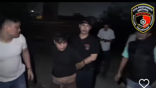 Polisi menyergap residivis curanmor di Medan. [Istimewa]