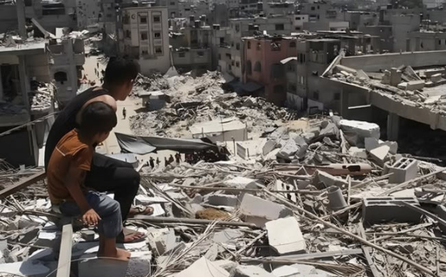 Kondisi Gaza sejak konflik berlangsung. [Instagram]