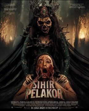 Ilustrasi poster Sihir Pelakor. [Instagram]