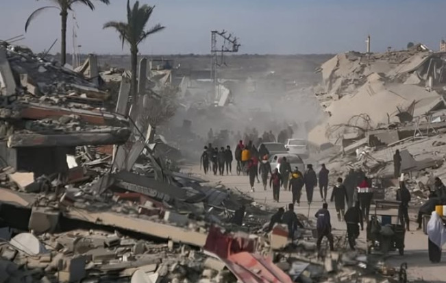 Kondisi Gaza akibat kekejaman tentara Israel. [Instagram]