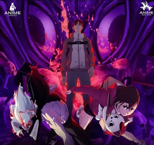 Ilustrasi poster anime Dan Da Dan season 2. [Instagram]