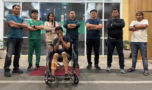 Pelaku pencurian ditembak polisi di Medan. [Istimewa]