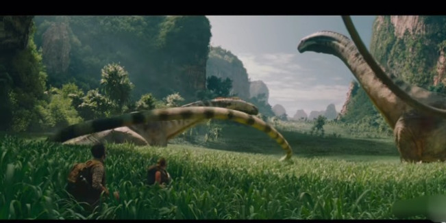 Ilustrasi potongan trailer Jurassic Park Rebirth. [Instagram]