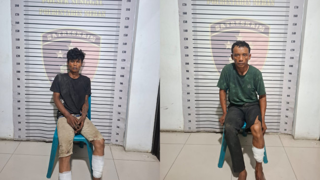 Kedua pelaku ditembak. [Dok istimewa]