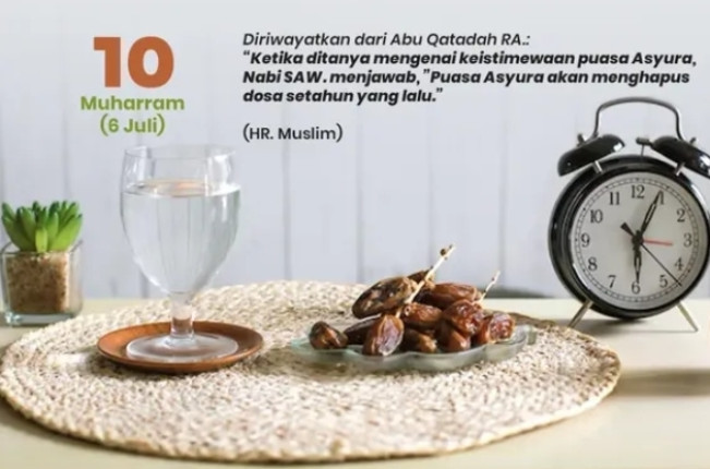 Ilustrasi Puasa Asyura. [Instagram]