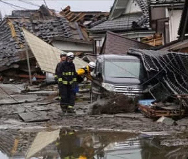 Kondisi Jepang usai dilanda bencana gempa. [Instagram]