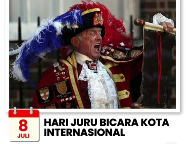 Ilustrasi Hari Bicara Kota Internasional. [Instagram]