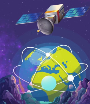 Ilustrasi Satelit Palapa. [Instagram]