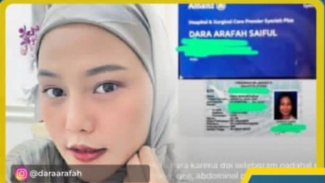 Selebgram Dara Arafah Geram Data Pribadinya Disebar Oknum Petugas Asuransi di Status WA