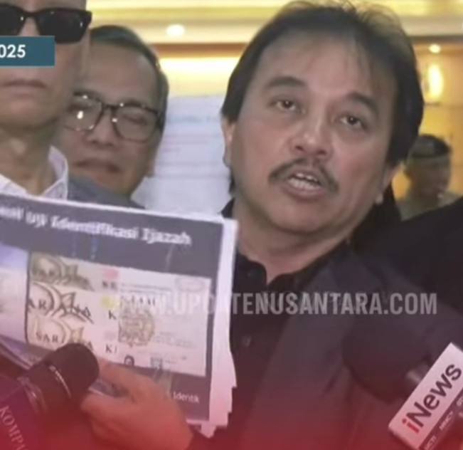 Pakar Telematika Roy Suryo jabarkan analisis dalam pembuktian Ijazah Presdien ke-7 Joko Widodo. [Instagram]