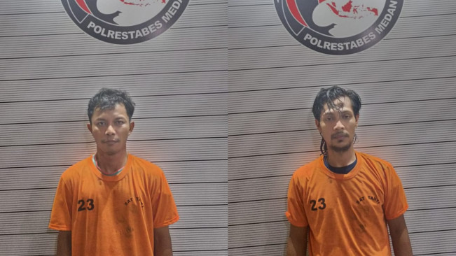 Dua pelaku narkoba diamankan. [Istimewa]