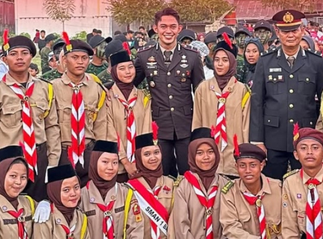 Iptu Afan juga mencintai Pramuka. [Instagram]