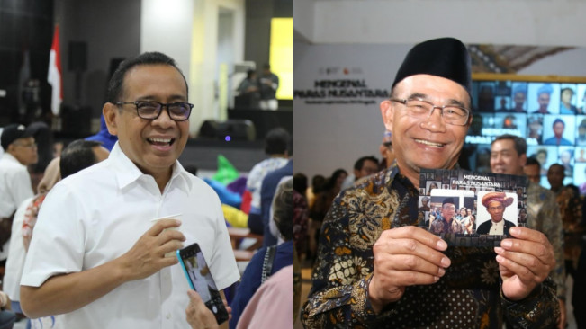 Pratikno dan Muhadjir Effendy. [Kolase/istimewa]