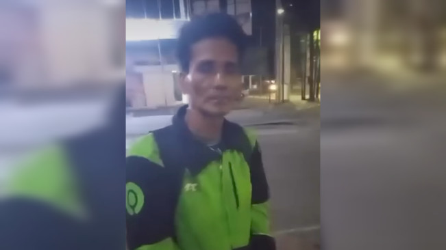 Korban ojol di Medan kena begal. [Istimewa]