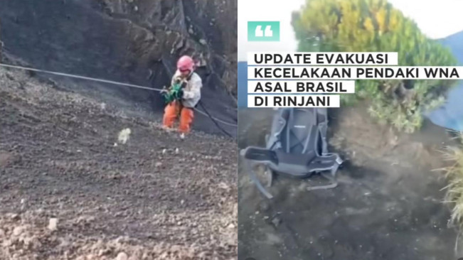 Tim SAR melakukan pencarian terhadap korban WNA asal Brasil. [Istimewa]