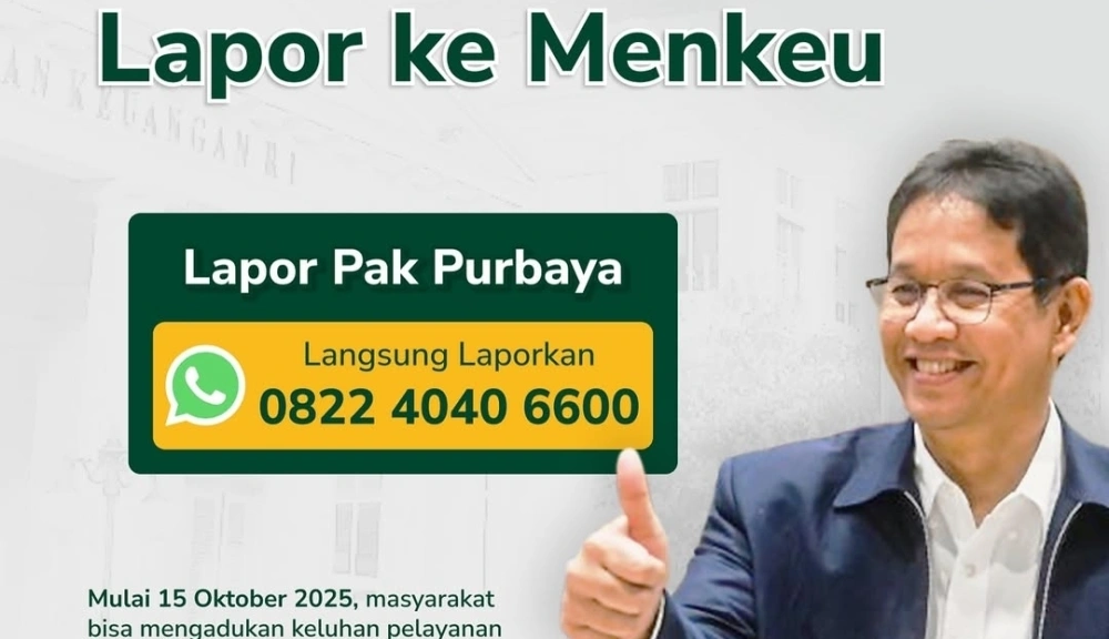 Lapor Pak Purbaya diluncurkan